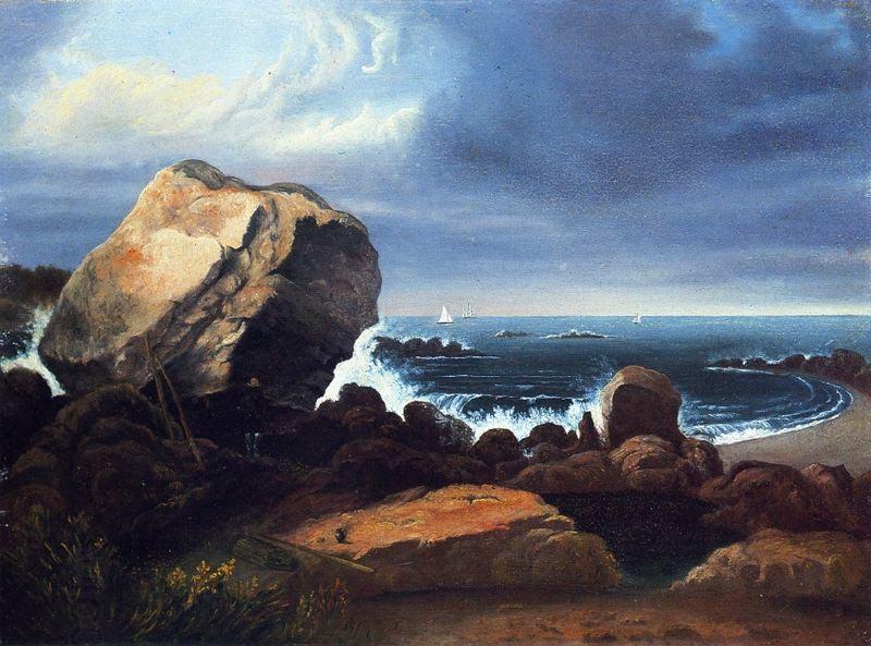 Thomas Doughty Scituate Beach, Massachusetts oil painting picture